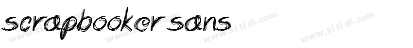 scrapbooker sans字体转换